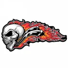 Наклейка на автомобиль, 13 см х 6 см, для футбола, Череп, граффити, наклейка в виде окна г., 3D забавные автомобильные наклейки, подходит для декора Ван-фургона