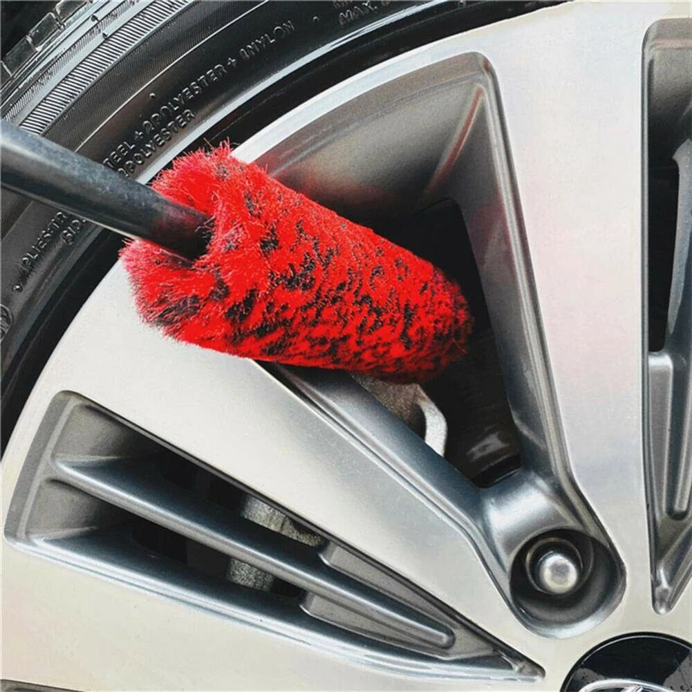 

3pcs Car Wheel Brush,Rim Brush,Auto Car Wheel Hub Cleaning Brush,Long Handle Premium Wool Brush for Car,Auto Accessories