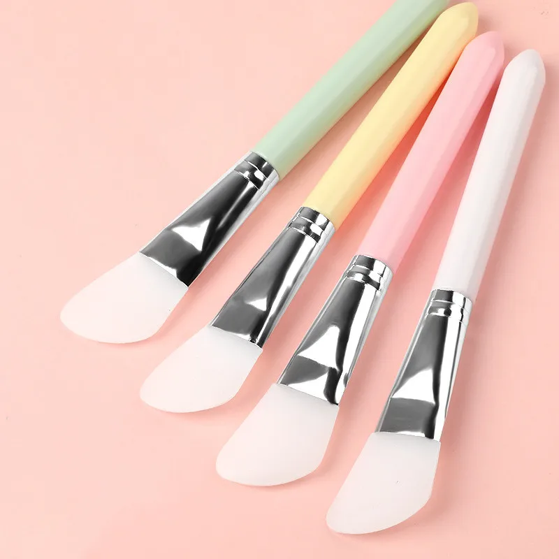

2021 Hot Silicone Mask Brush Soft DIY Skin Care Mud Mixing Face Mask Makeup Brushes Facial Foundation Gel Cosmetic Beauty Tools