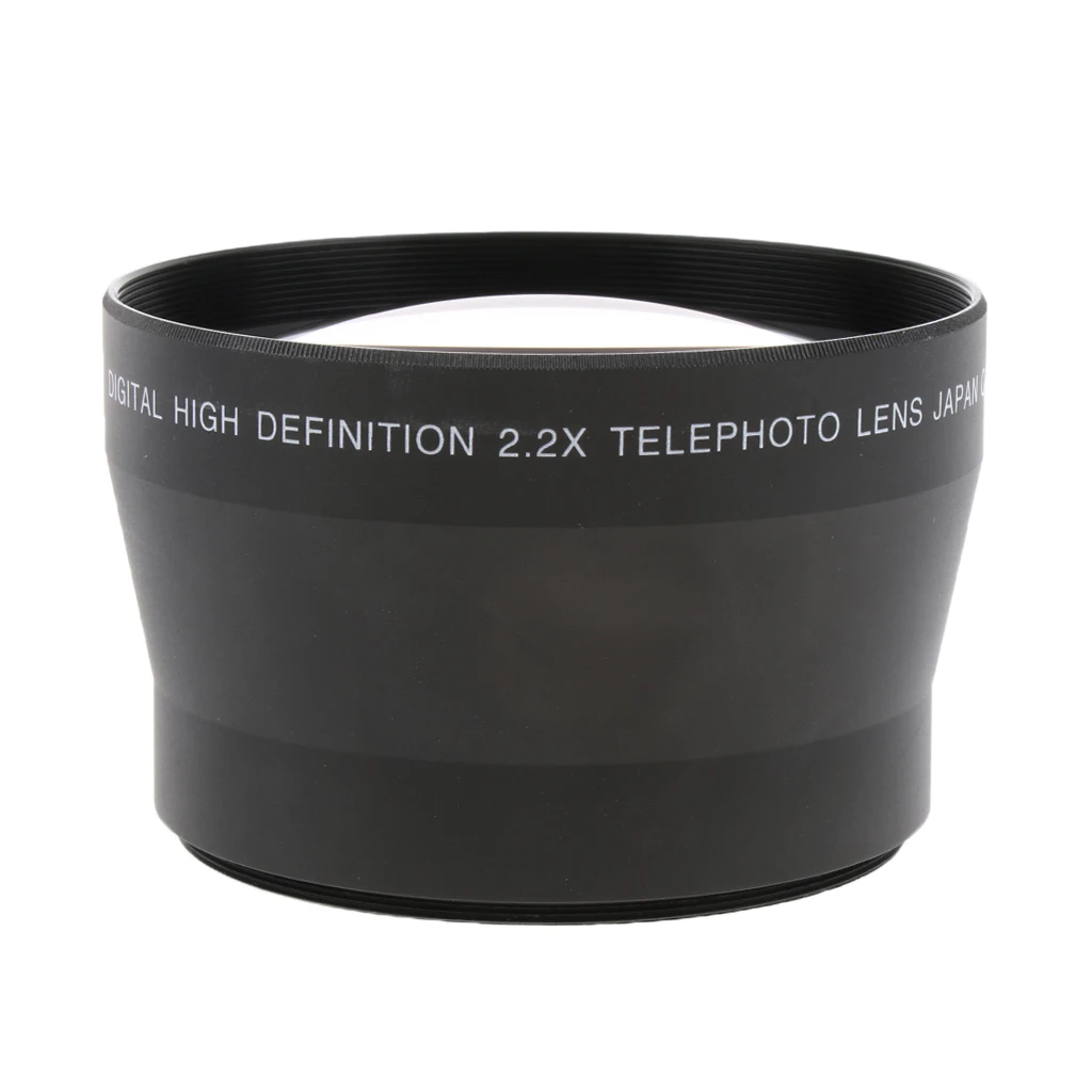 72mm 2.2x Telephoto Lens Teleconverter for Nikon Nikkor 24-120mm AF-S,18-200mm Camera Universal