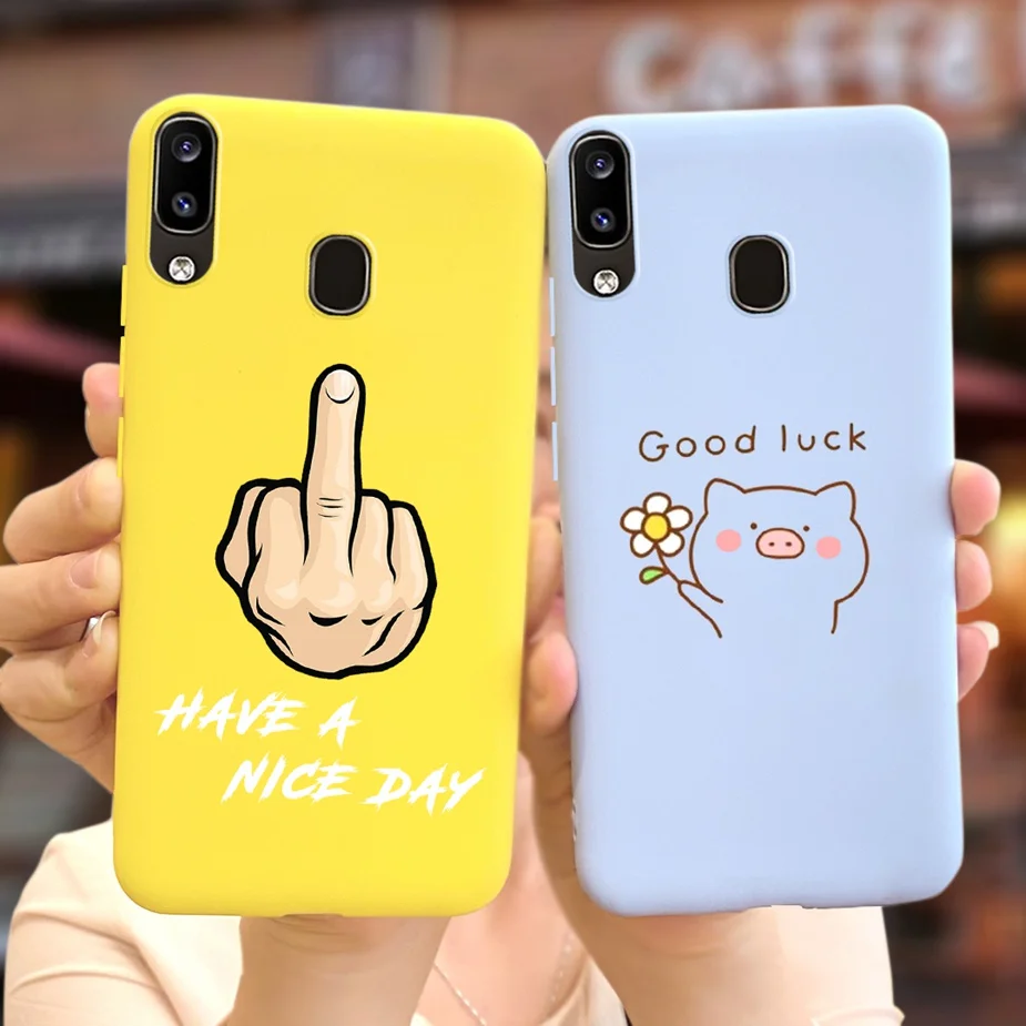 Чехол для Samsung Galaxy A20 чехол A10 A10s A20s A20e милый яркий мягкий силиконовый из ТПУ A 10 20 s