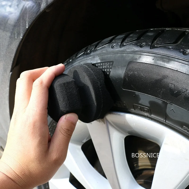 

1Pcs/Set Car Polishing Wax Sponge Hex Grip Applicator Car Details Handmade Tire Wax Sponge High Density Foam Sponge