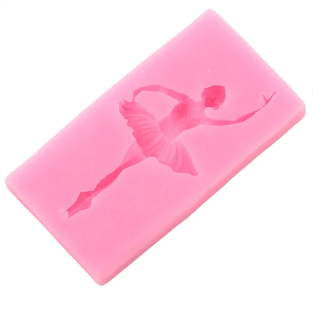 Балетная танцовщица силиконовая форма DIY девушка инструменты для украшения