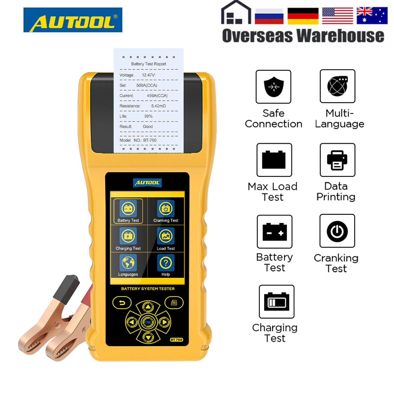 Тестер Аккумуляторный Autool Купить