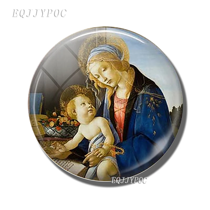 PACK OF 1 Христианская Дева Мэри магнит на холодильник религиозное украшение на холодильник St Joseph Мадонна мать и ребенок искусство магнит на холодильник - Цвет: PACK OF 1
