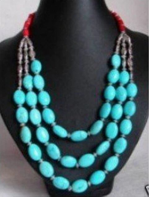 917+++Charming Tibet Jewelry coral turquoise beads necklace Fashion | Украшения и аксессуары