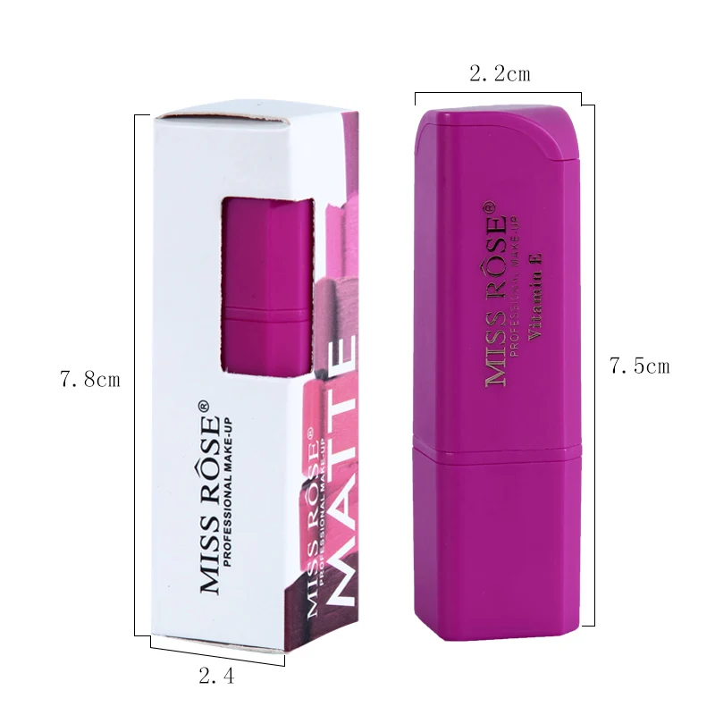 

Miss Rose 20 Colors Matte Lipstick Waterproof Velvet Lip Stick Sexy Red Brown Pigments Makeup Lipsticks Matte Beauty Lips set