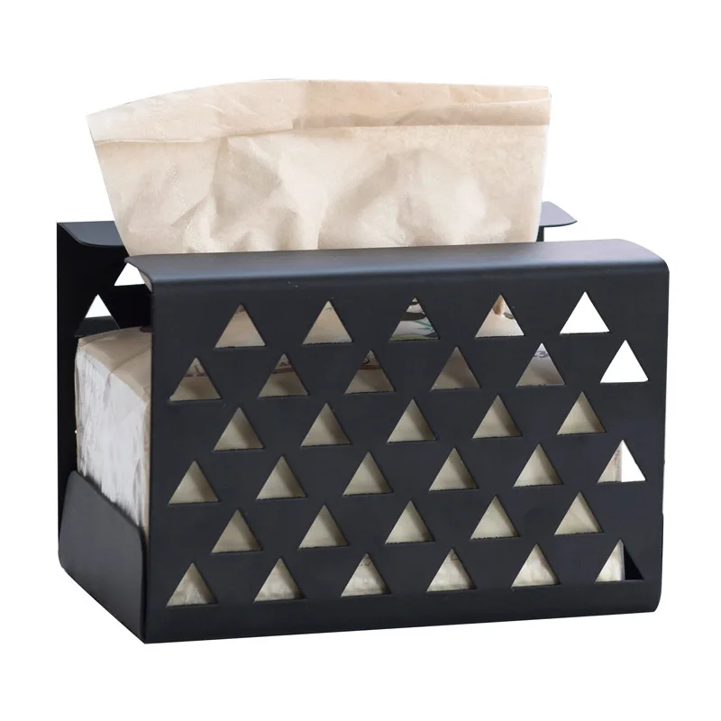 Nordic creative simple wrought iron living room dining paper tissue box personalized home decoration ornaments | Обустройство дома
