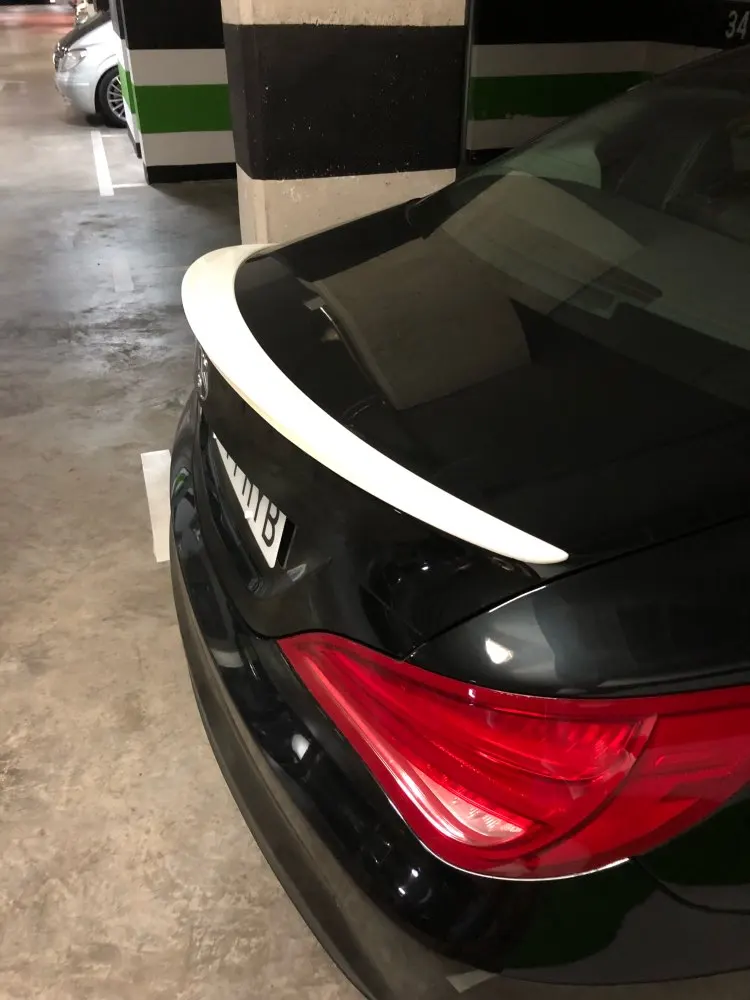 Для 2014-2017 Mercedes-Benz W117 CLA 260 220 200 180 спойлер на крыше ABS Материал заднее крыло