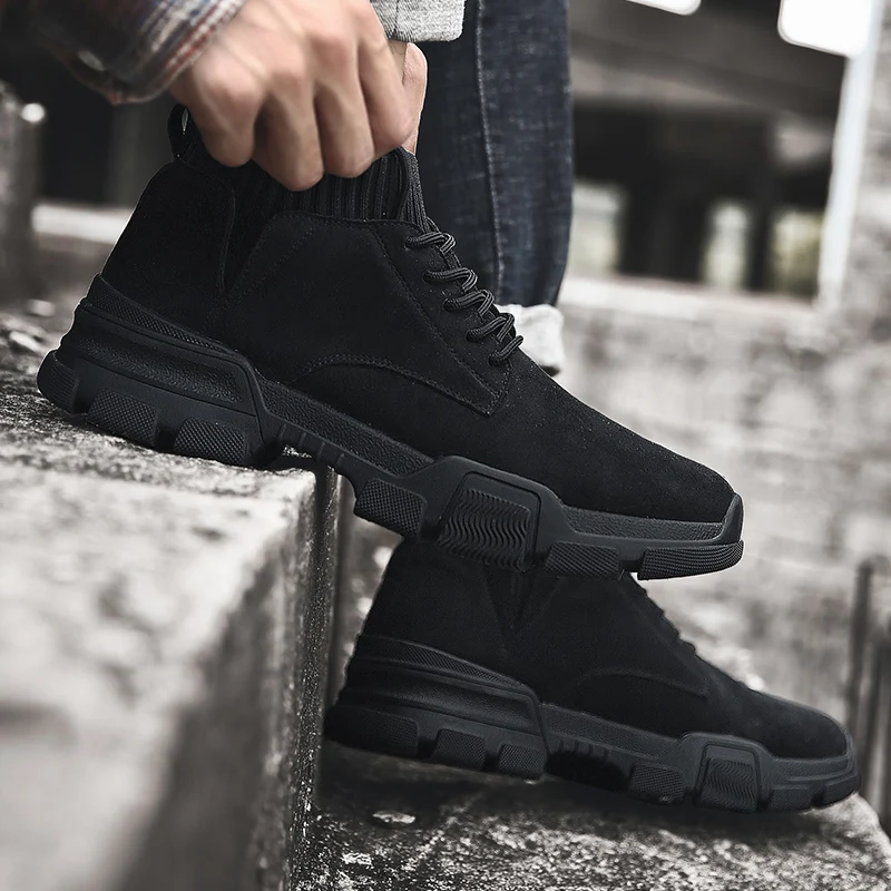 

breathableboots sport spring mens sneakers Casual leather leisure sapatos casuales footwear informales 2020 flat para outdoor