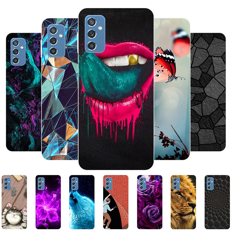 

Phone Case For Samsung M52 5G Case Bumper Silicone Cover For Samsung Galaxy M52 5G Soft Painted Case for GalaxyM52 M 52 5G Coque
