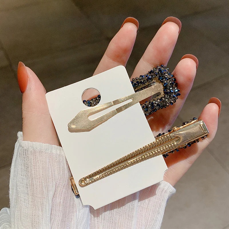 

2 Pcs Hairpins Hair Clip Headwear Clamp Accessories Decoration for Women Girls SK88