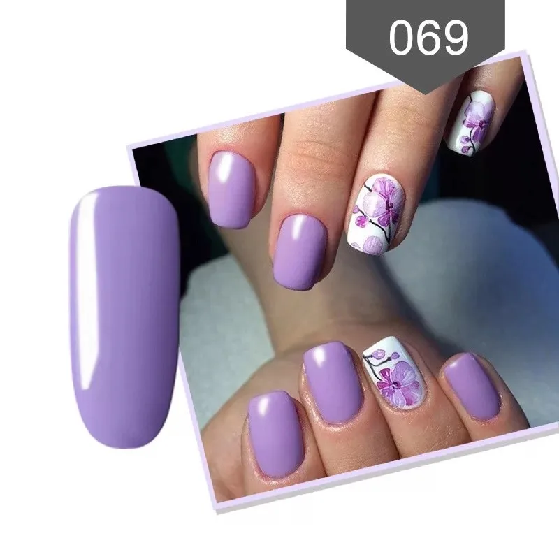 069 Gel 8ML KODIES зимний цветной гель лак глазурь замачиваемый УФ светодиодный гель для ногтей художественный Гель-лак для ногтей Vernis Полупостоянный лак для ногтей 8 мл Gellak - Цвет: 069 Gel 8ML