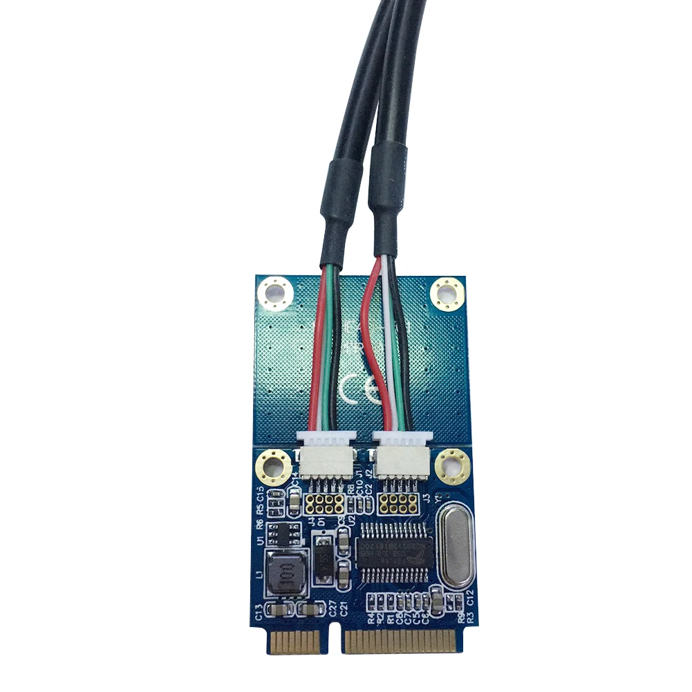 mini pci e pci express dual usb адаптер mpcie в 5 контактный