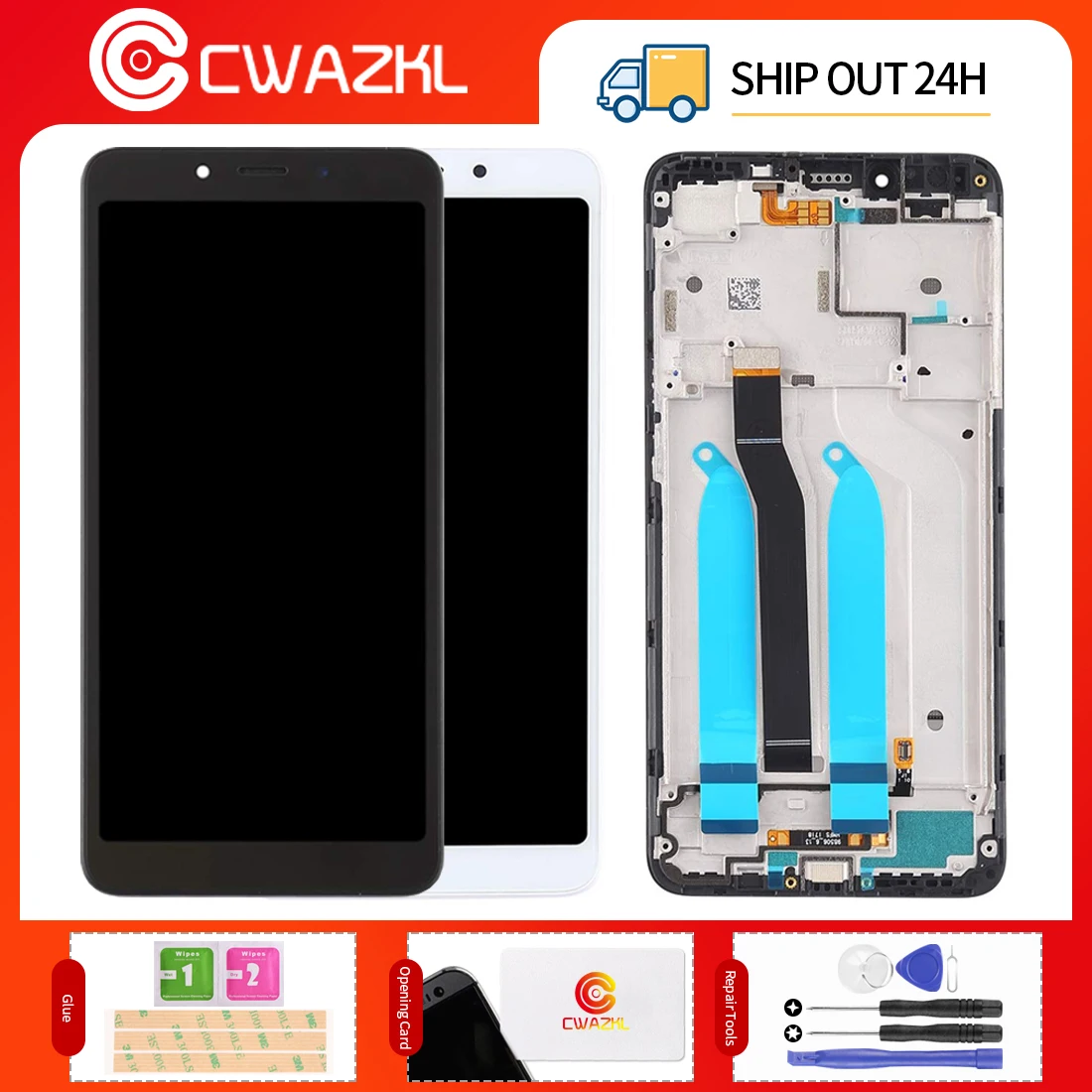 CWAZKL ЖК-дисплей для XIAOMI Redmi 6A сенсорный экран 6 дисплей дигитайзер | Мобильные
