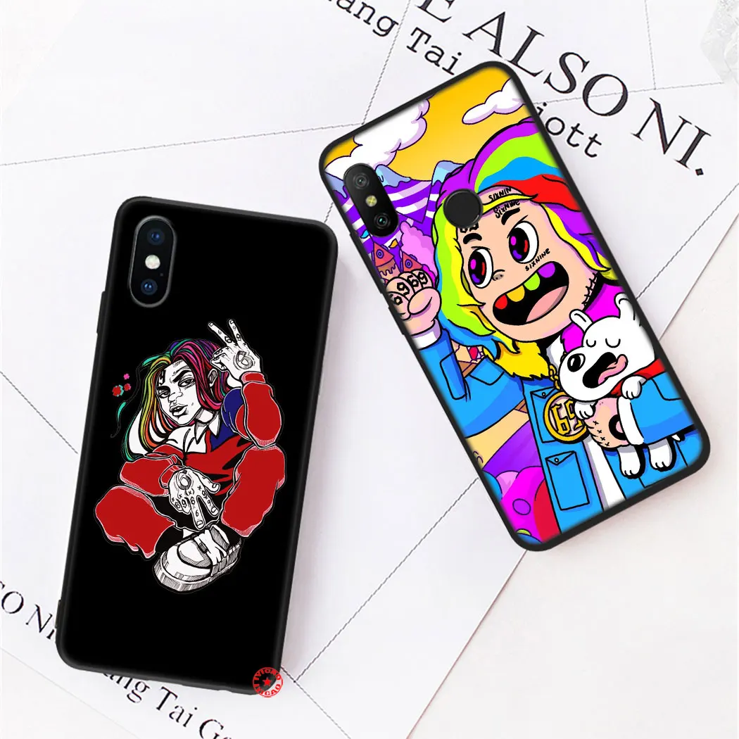 Y3 6ix9ine Tekashi69 Мягкий силиконовый чехол для Xiaomi Redmi Note 9S 9 Pro Max 5 5A Prime 6 7 8 8T