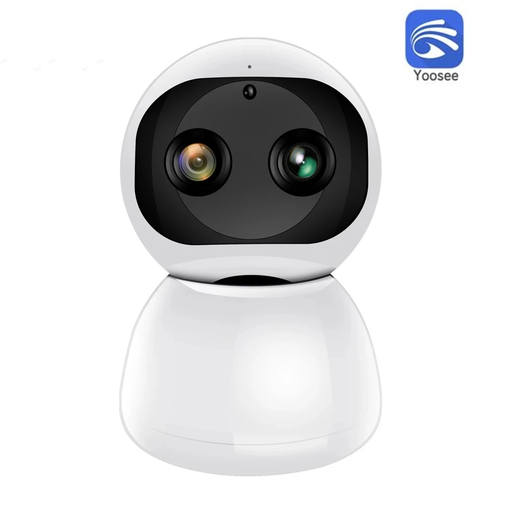 

YOOSEE 2MP WIFI Dual Lens Camera Indoor Baby Monitor Two Ways Talk Motion Detection Infrared Home Security Wireless Smart Camera