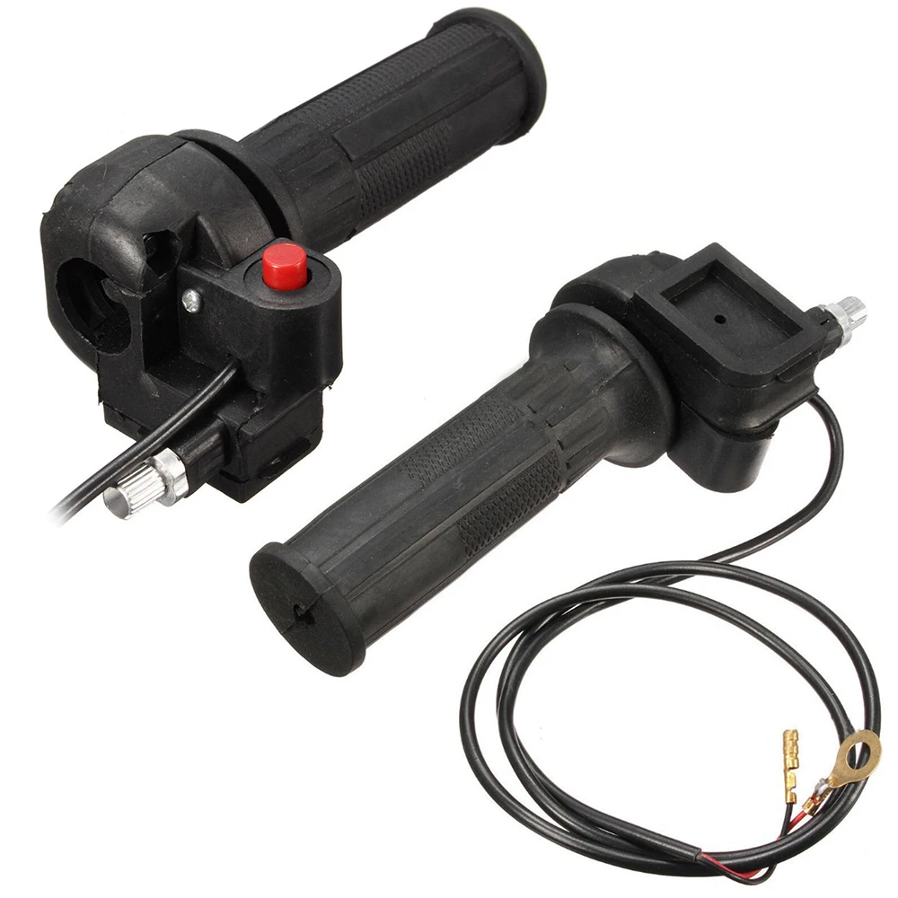 

Quad Bike Throttle grip Scooter Replacement Supplies Stop Switch Rubber