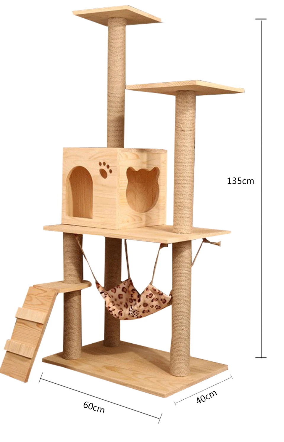 HEYPET кошка дерево башня мебель котенок игровой домик perches платформы лестницы кошачье дерево сизаль Когтеточка скалолазание рамка ПЭТ