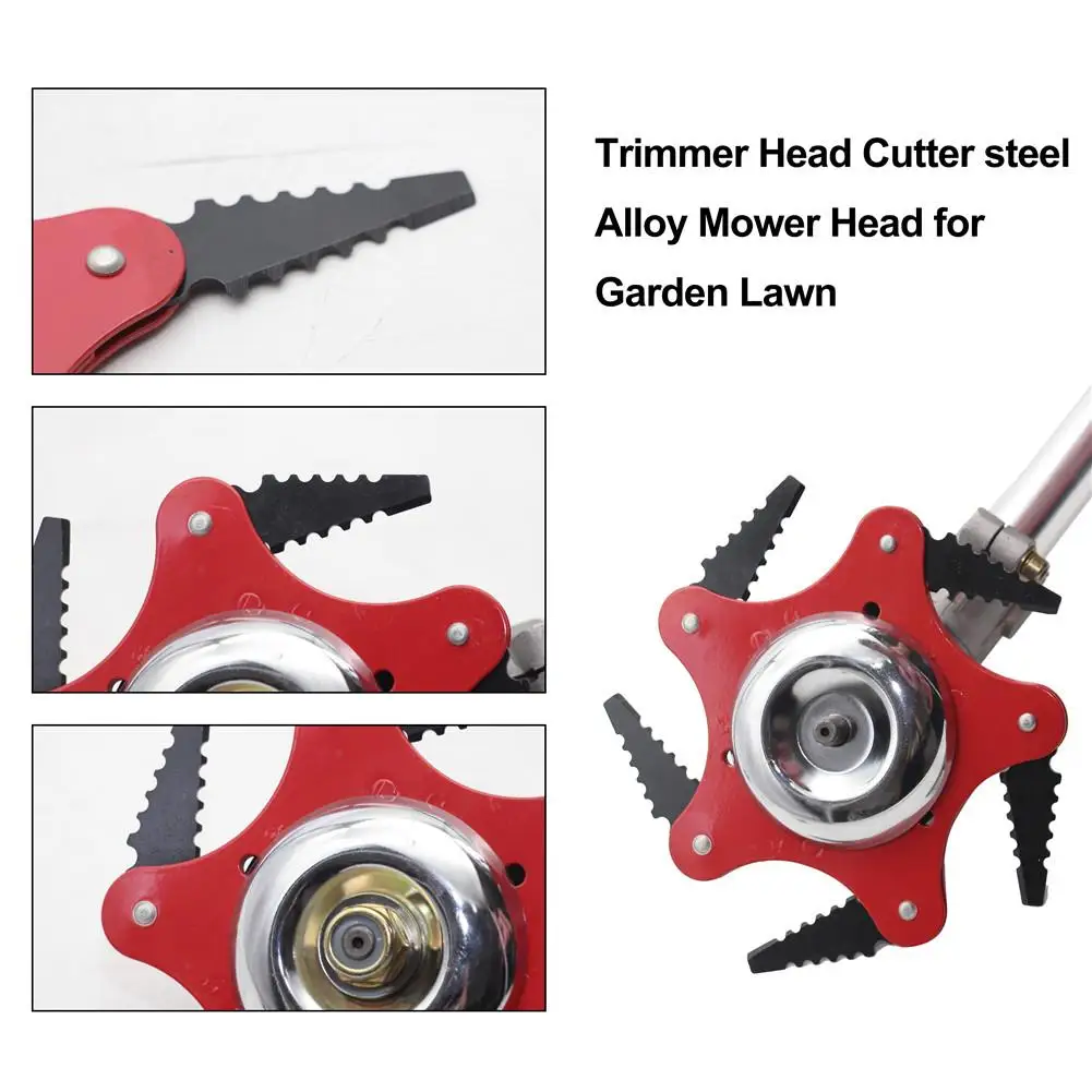 5 лезвий головка резака триммер для травы щетка режущая садовый