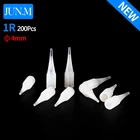 200 шт. 1R Перманентный макияж иглы татуировки Советы для перманентного макияжа бровей губ тату машина ручка аксессуары колпачки для татуировки