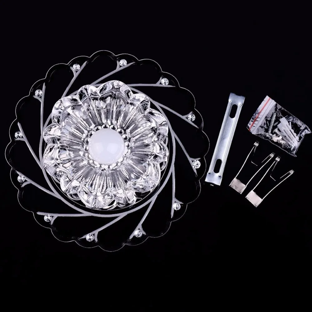 

Modern LED Crystal Ceiling Light Circular Mini Ceiling Lamp Luminarias Rotunda Light For Living Room Aisle Corridor Kitchen