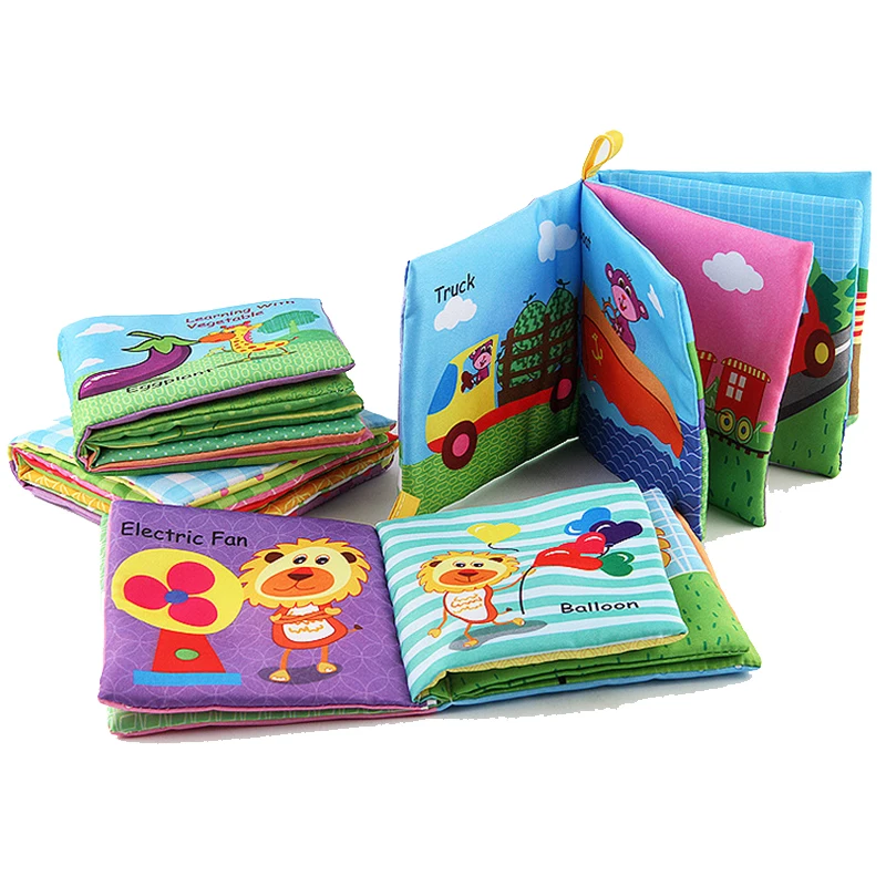Cloth Baby Book Intelligence Development Educational Toy Soft Learning Cognize Books For 0-12 Months Kids Quiet Book# | Игрушки и хобби
