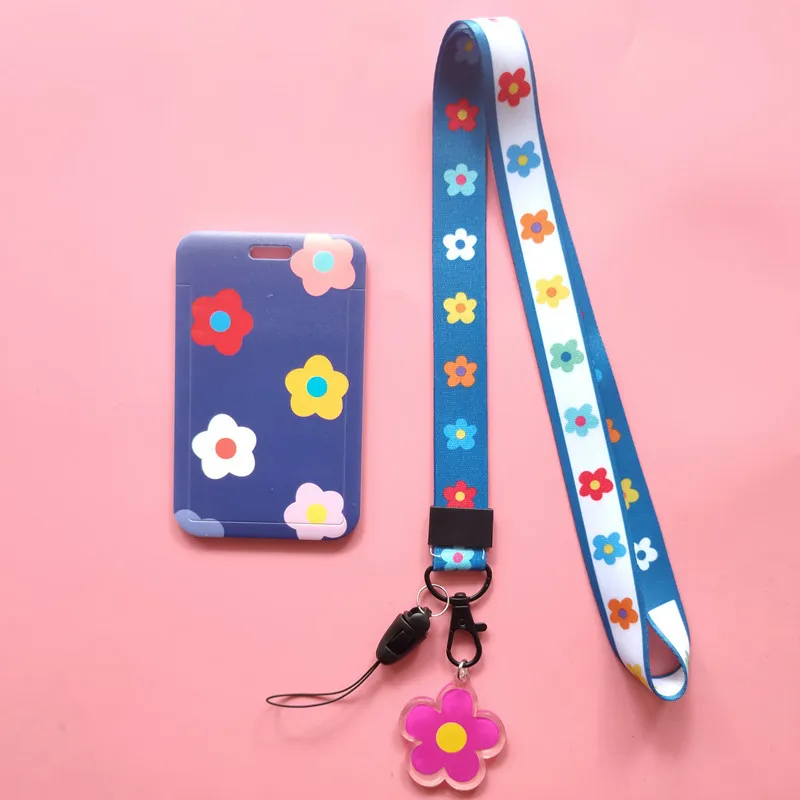 Шнурок для кредитных карт с цветами путешествий студентов и женщин | Багаж сумки