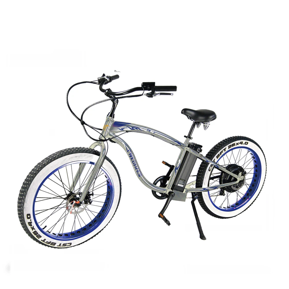 Fr26c Big Power Fat Tire Mountain Electric Bike Snow Bicycle Fatbike E bicicleta electrica e bike | Спорт и развлечения