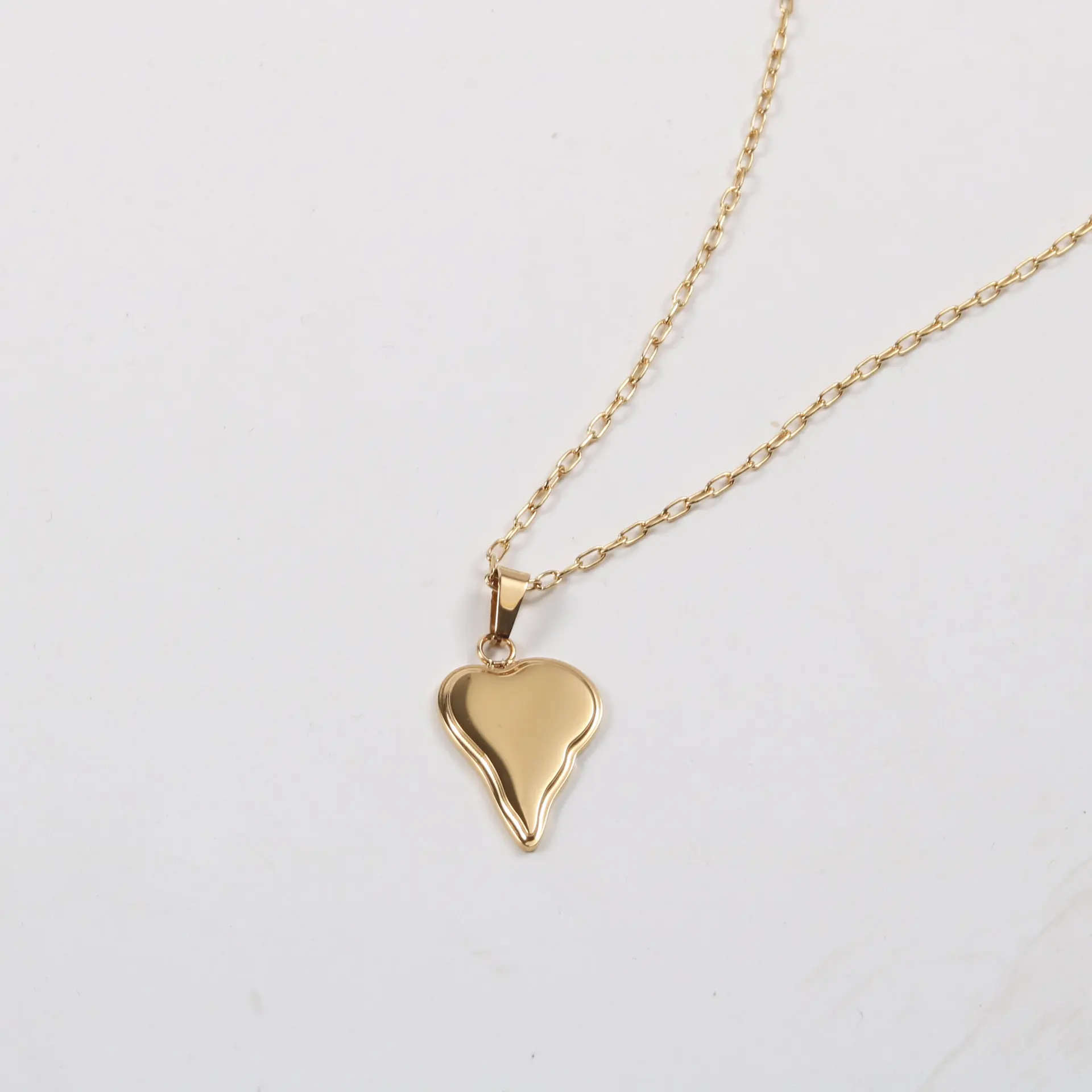 

Stainless Steel Jewelry Heart Pendant Necklace