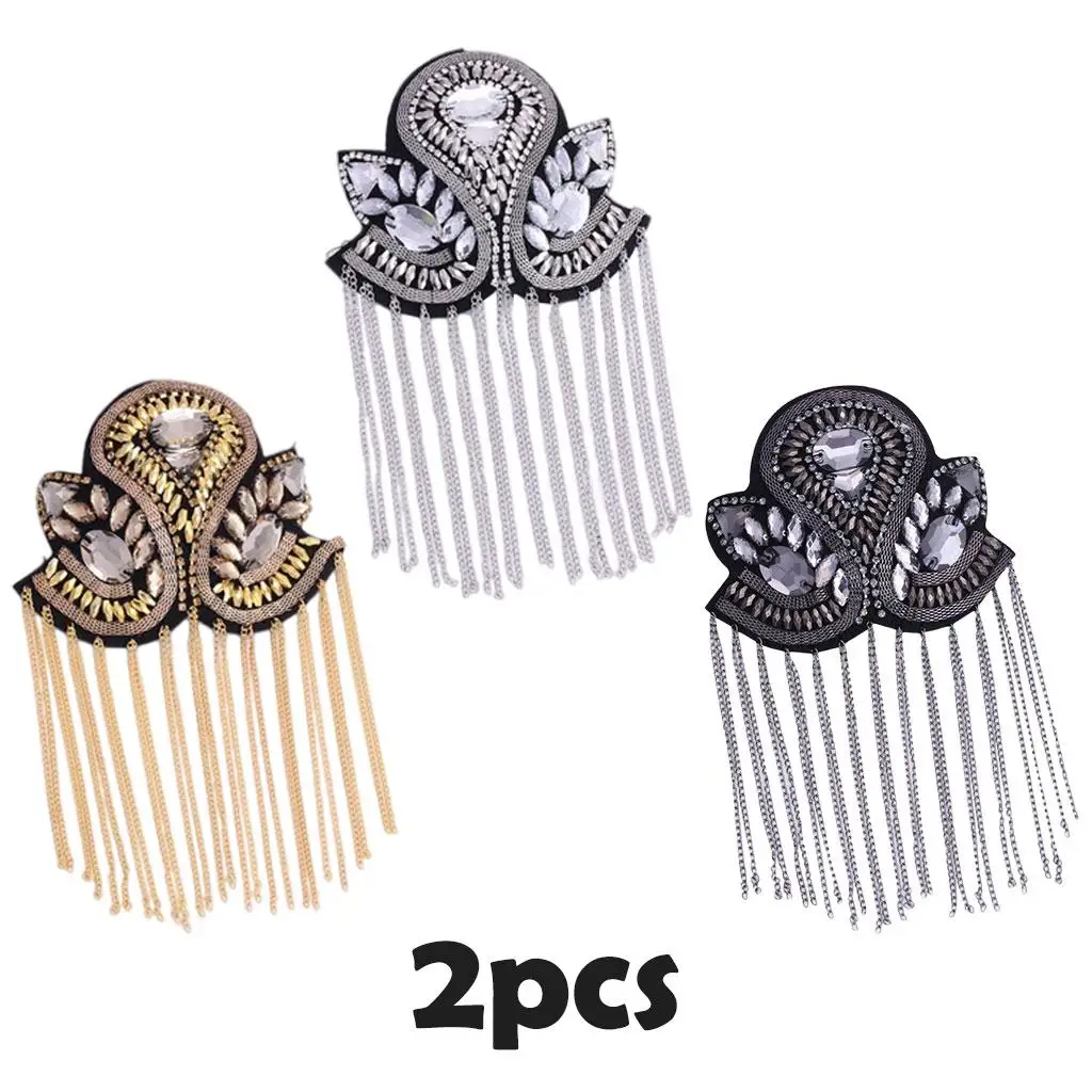 

Эполет с бахромой и кисточкой, аксессуары для одежды, наплечная подушка для сумок, женская и мужская модель