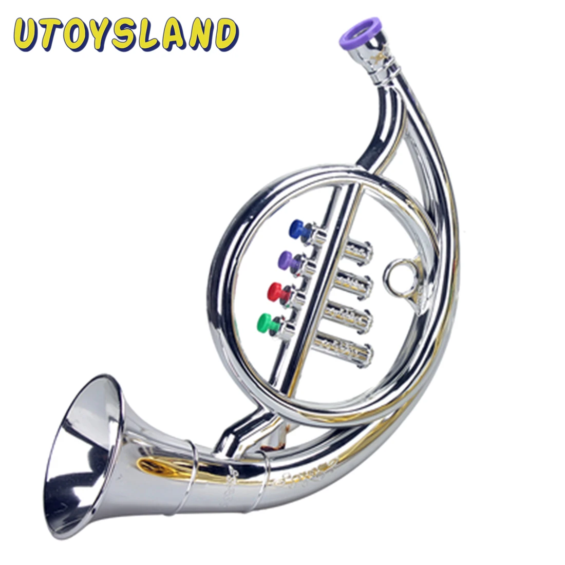 4 тонов для детей с гальваническим покрытием валторны Музыкальные инструменты