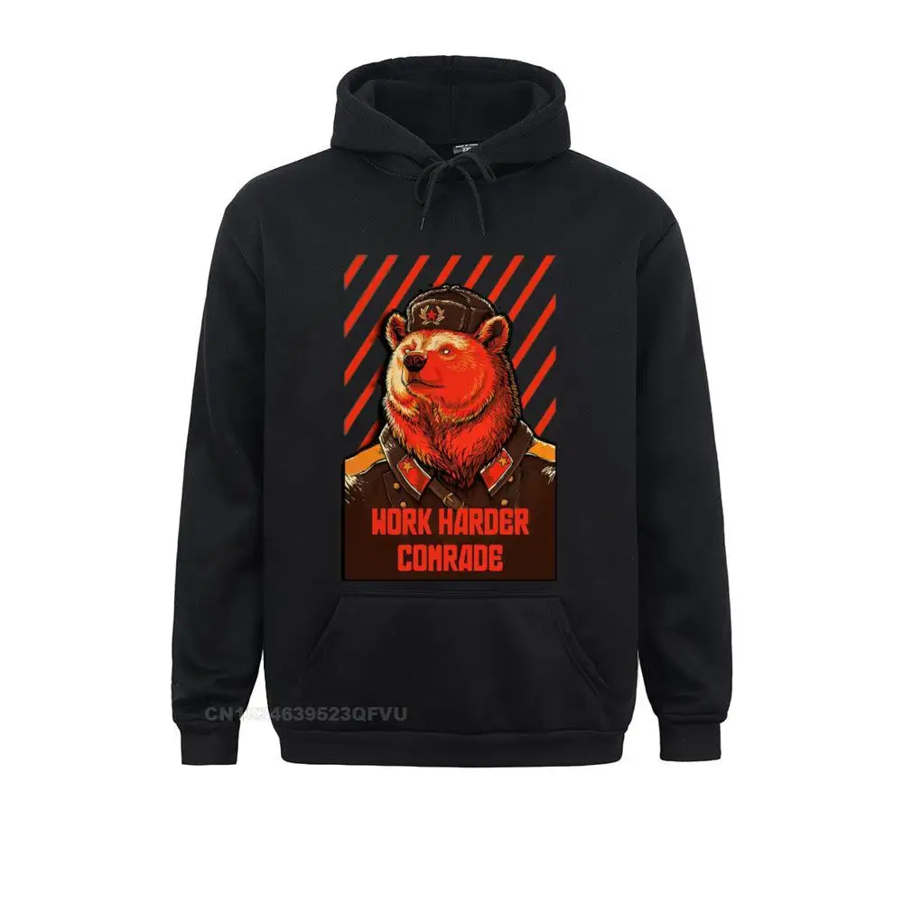 

Vote Soviet Bear Russian Bear Meme The Soviet Union Women Men Cottonmen Communist Ussr Comrades Oversized Hoodie Tops