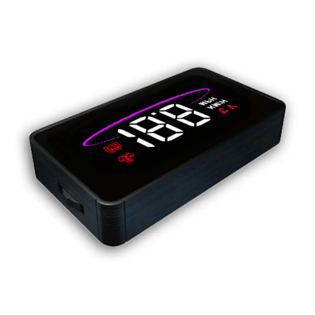 

L2 HUD на лобовое стекло Дисплей Многофункциональный Температура воды в час OBD автомобиля Дисплей меняет цвета атмосфера светильник