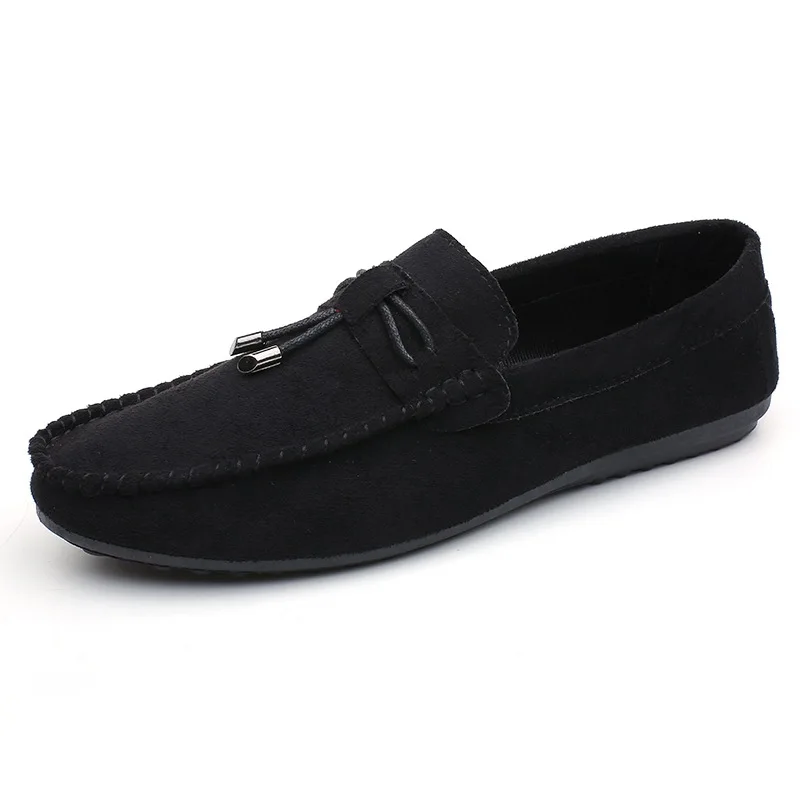 

2021 Spring Autumn New Fashion Leather Casual Shoes for Male Comfortable Slip-on Shallow Flat Loafers Breathable Waterproof