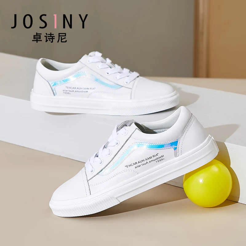 

Josiny Sneakers Sports Shoes Spring Korean Version Of The White Shoes Female Flat Round Toe Casual Women's Shoes