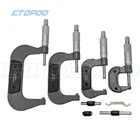 Верньерный Калибр 0-100 мм наружный микрометр 0-25 мм 25-50 мм 50-75 мм 75-100 мм толщина 0,01 мм