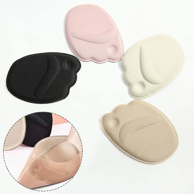 Shoe Pad Front Forefoot Pads Cushioning Shock High Heels 3D Heel Pads Half Code Massage Buffer Insoles Shoe Accessories