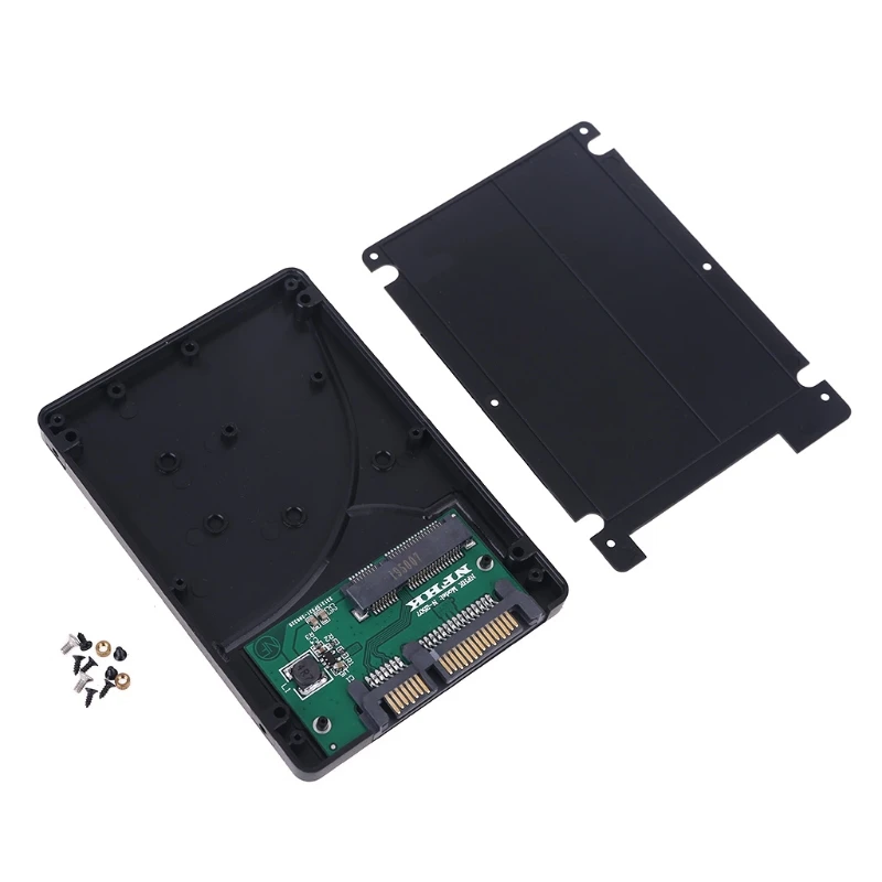 

7mm mSATA SSD to 2.5 Inch SATA Adapter Enclosure Converter Hard Disk Drive Box AXYF