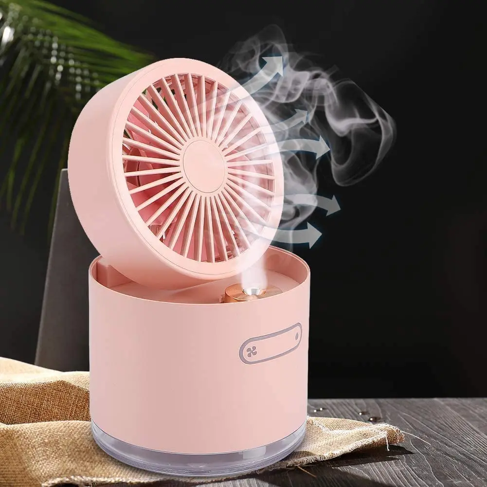 Портативный распылитель воды вентилятор USB Перезаряжаемый складной воздушный
