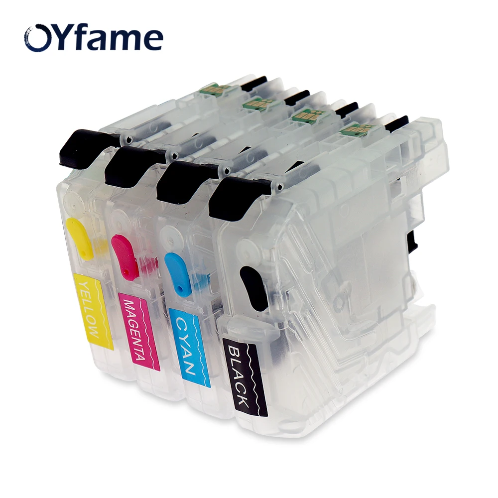 OYfame LC103 LC105 LC107 refillable ink cartridge for brother MFC- J4310DW J4410DW J4510DW J4610DW J4710DW J6520DW J6720DW