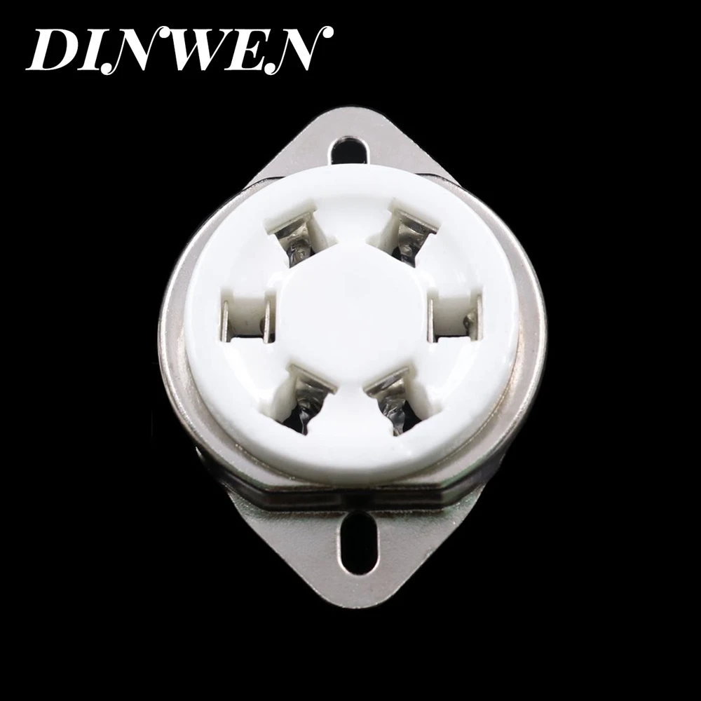 1 шт. 6-контактная трубчатая розетка керамическая база клапана для VT58 K43 RK49 VT57