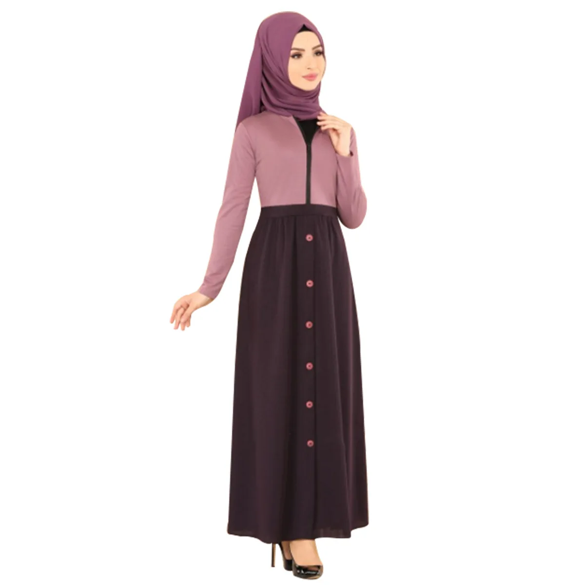 Мусульманское платье, женское свободное хиджаб Абая кафтан, удлиненное женское платье, женское платье, длинное платье, кафтан, Турция, ислам...