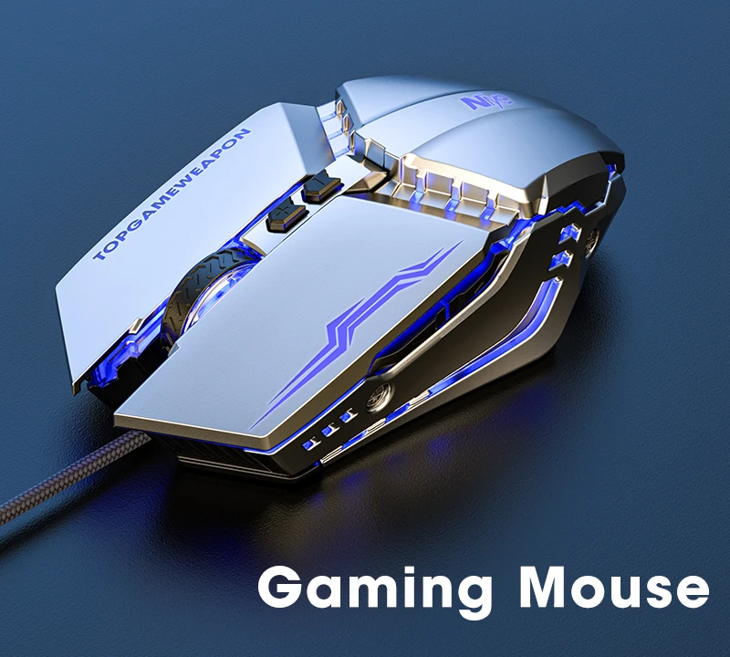 

Wired Computer Gaming Mouse Gamer LED 3200 DPI USB Mouse Gamer Mice Game Mouses With Backlight For PC Laptop Professional