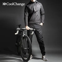 coolchange bicycle jersey winter warm reflective breathable cycling jersey clothing polar fleece bike clothing set equipments