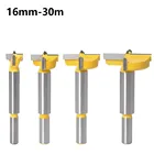 Удлиненные сверла с шнеком 16-30 мм, 1 шт., 45 #, углеродистая сталь, подходит для коронок по дереву, Открыватель для деревообработки, электродрель