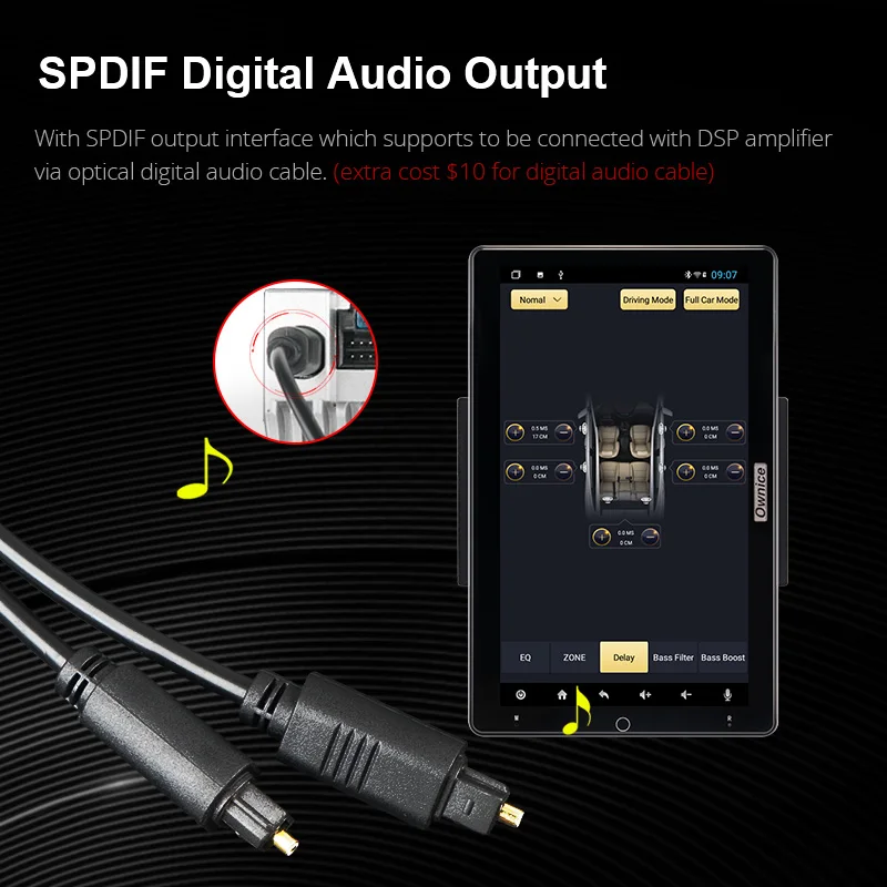 Автомагнитола Ownice универсальный плеер с поворотом 1280 дюйма IPS матрица 720*10 1 Gps