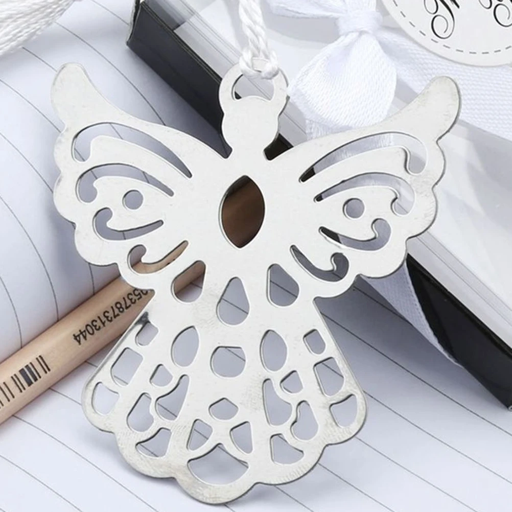 

1pc Angel Bookmark For Students Return School Gift Baby Shower Souvenirs Party Christening Giveaway Gift Wedding Favor