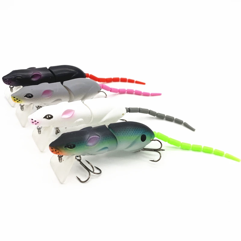 

17g Artificial Fishing Jointed Lure Mouse Lure Swimbait Rat Fishing Bait pike bass Hook Fishing minnow Bionics crankbaits
