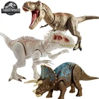 Фигурка динозавра Юрского периода, оригинальная, тираннозавр рекс, детская игрушка, трицератопс, птеродактил